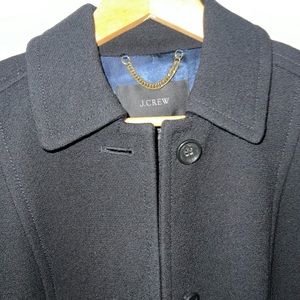 J. Crew New Lady Day Topcoat In Italian Double-Cloth Wool Blend